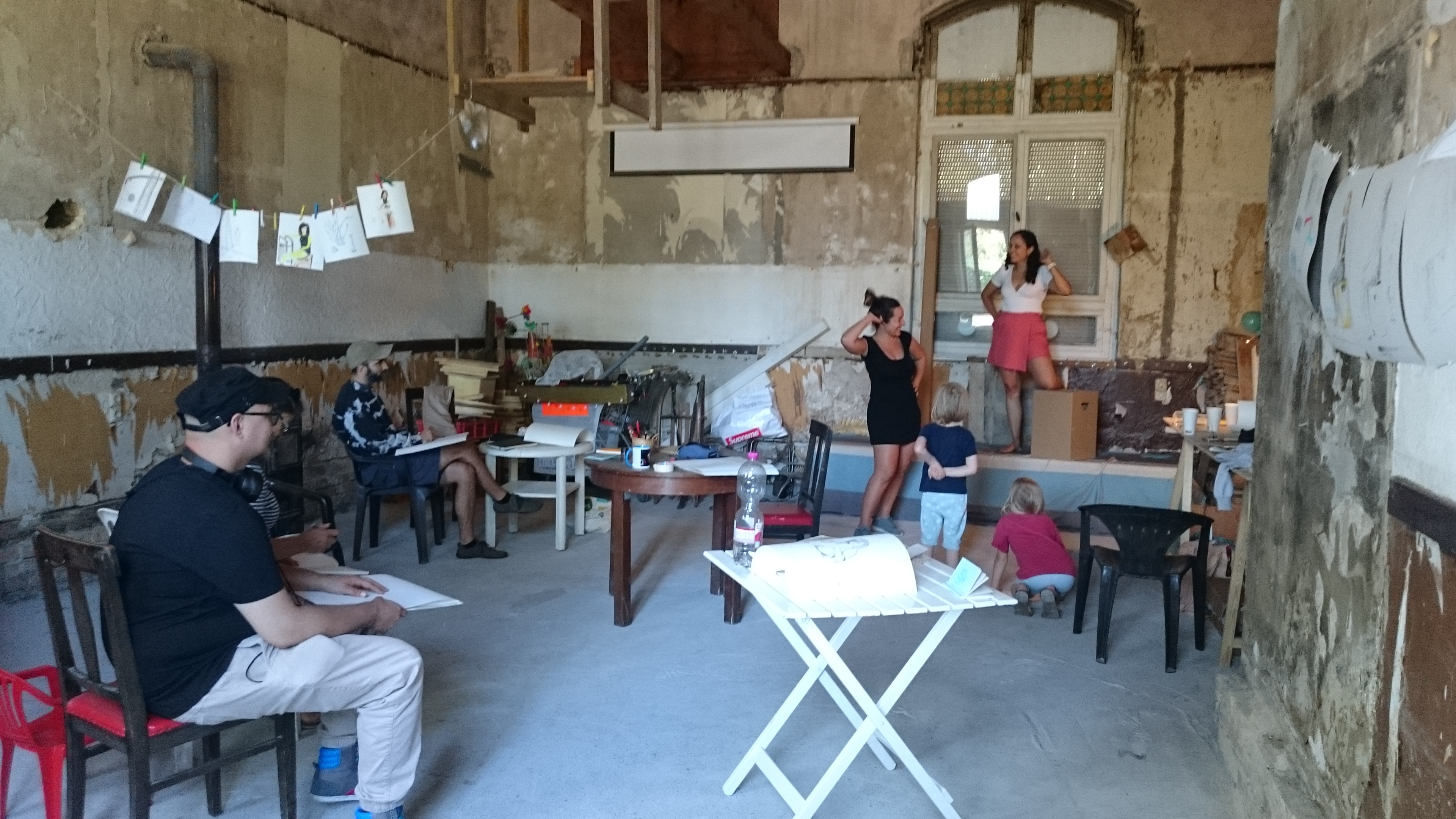 Zeichenworkshop - Bild: Räume & Menschen eG
