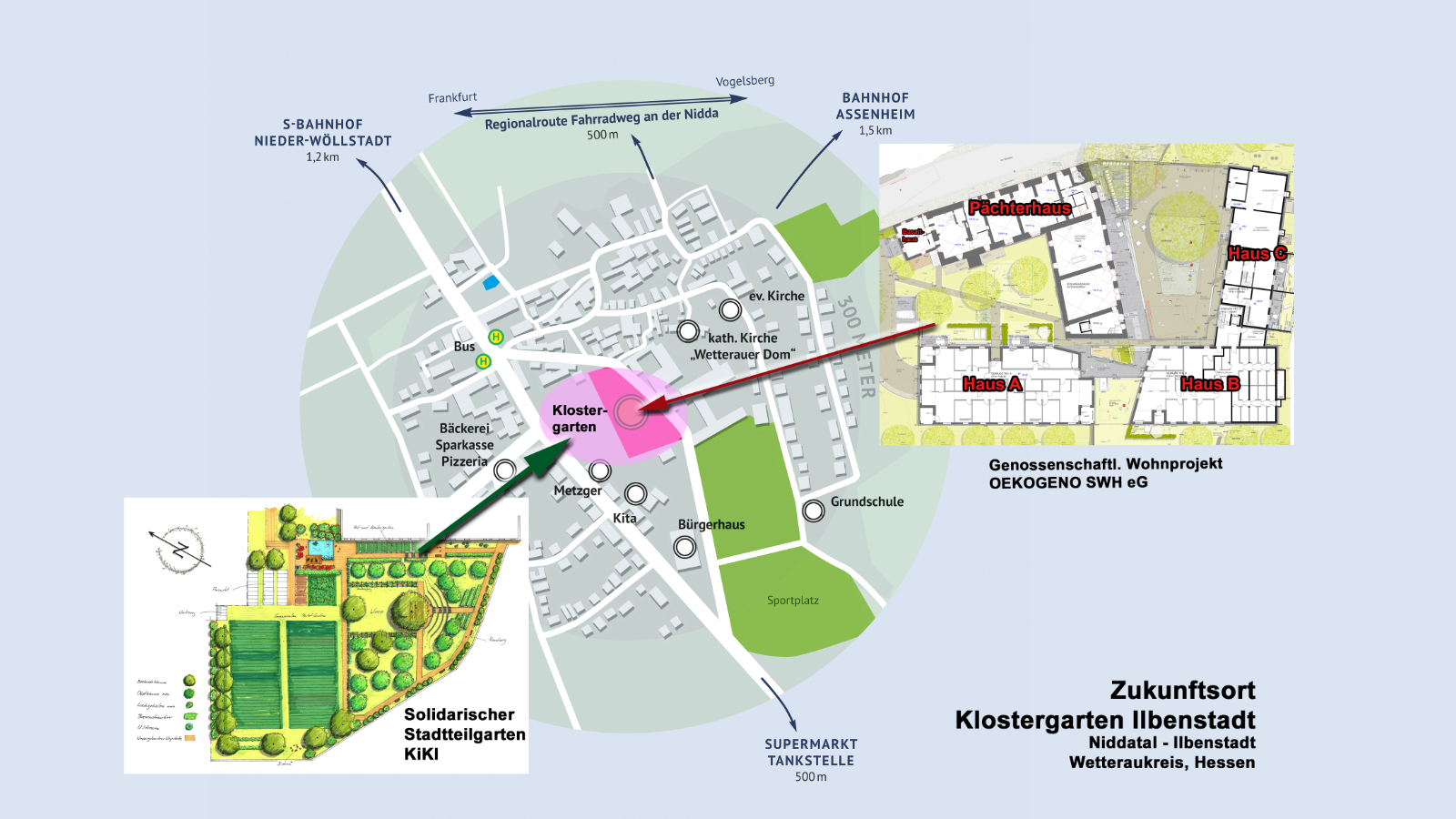 2023 Karte Zukunftsort Klostergarten Ilbenstadt - Photo: © KIKI e.V.